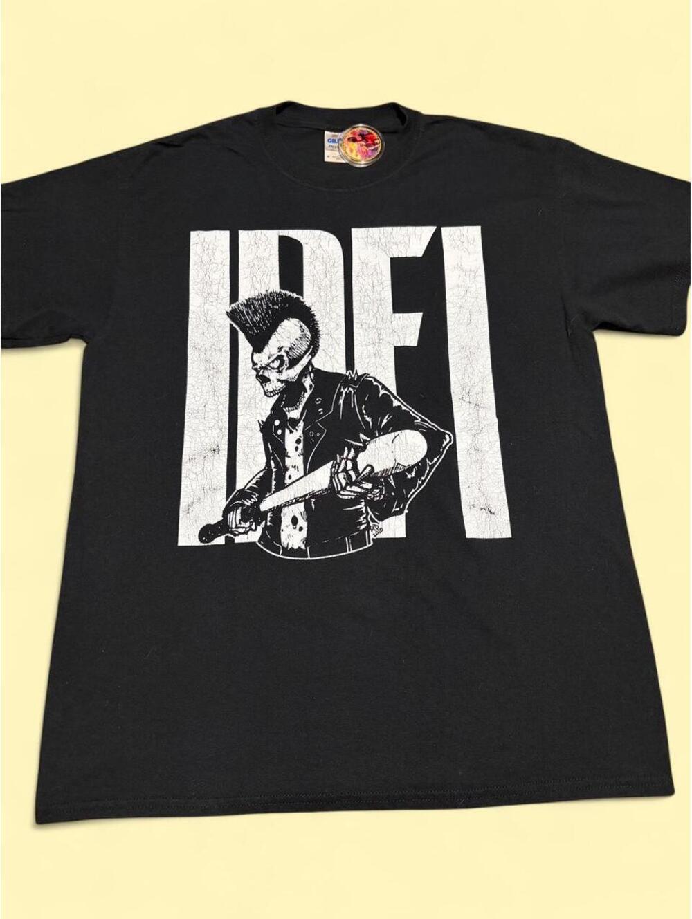 IDFA Punk Skull Guitar T-Shirt — M - 0477